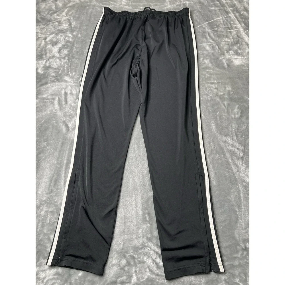 Adidas‎ Sweatpants Men Size XL Black Stripes Classic Comfort Lightweight